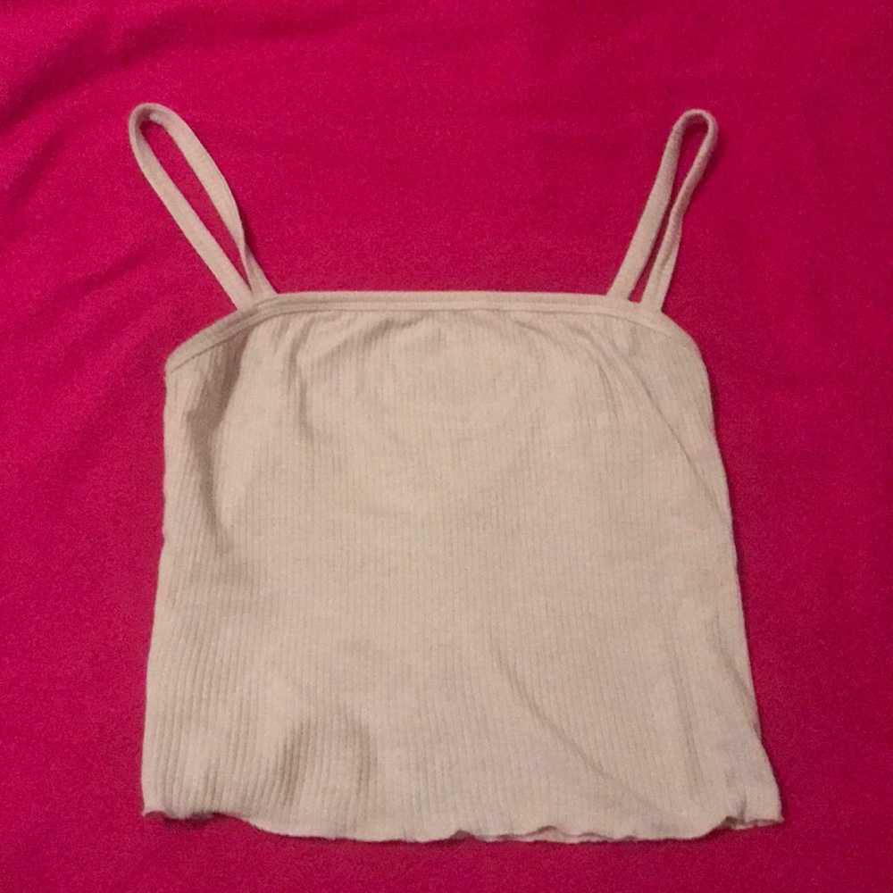 Baby pink crop top